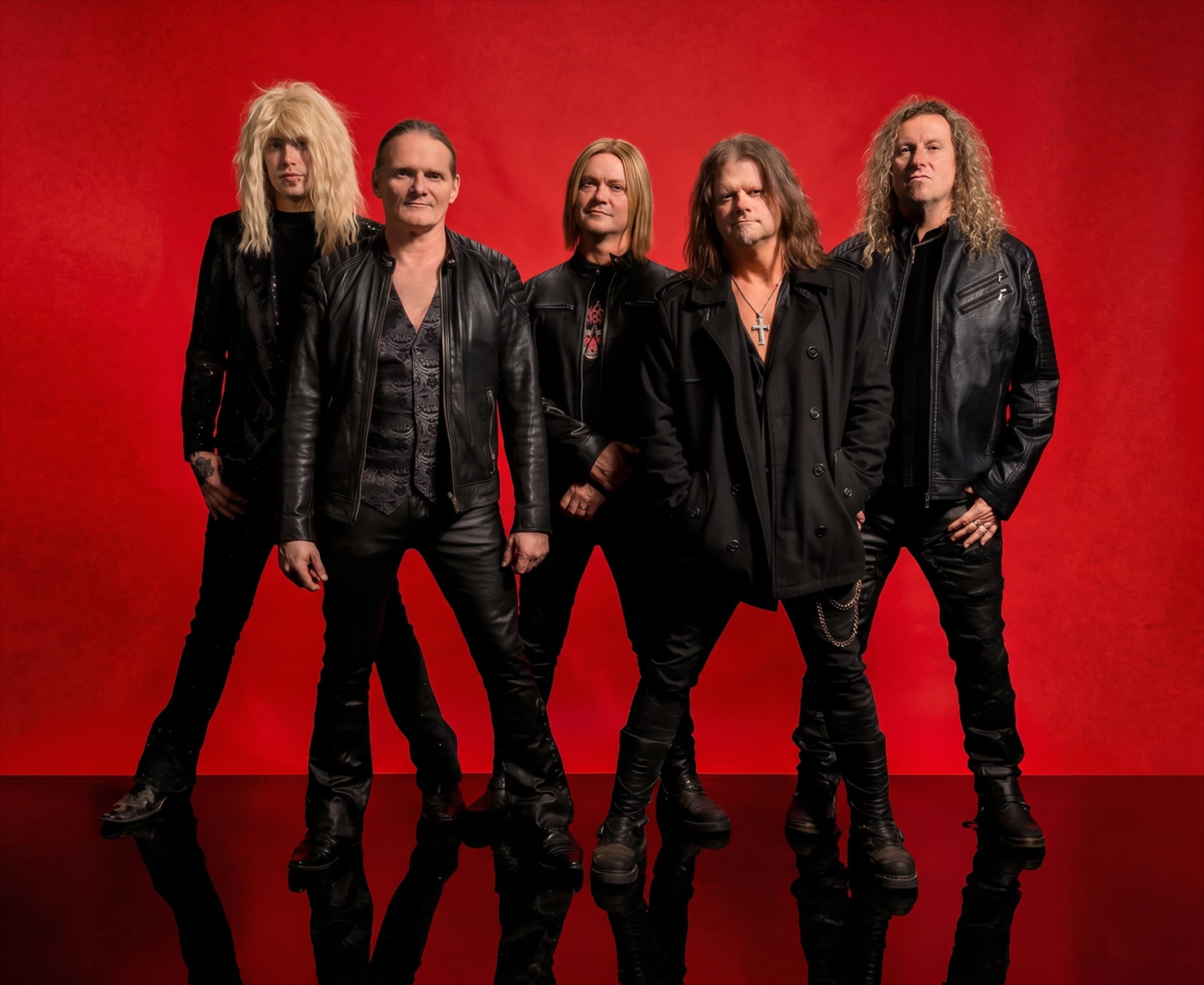 Def Leggend, full band studio portrait